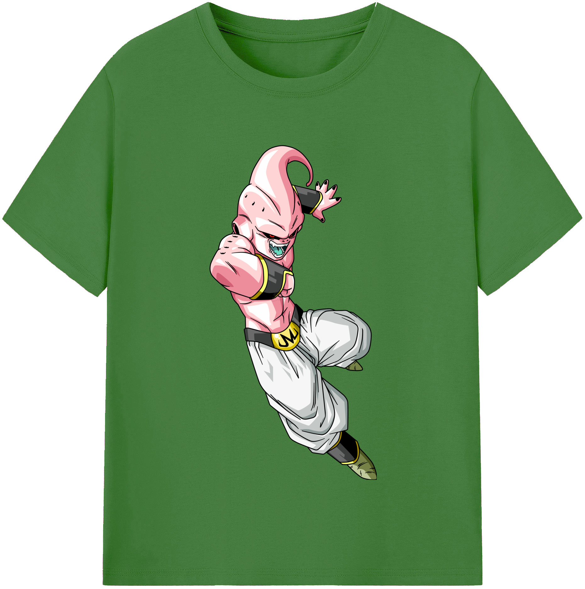 （画像用） ドラゴンボール 魔人ブウ DRAGON BALL Majin Buu レディースカジュアルプリントTシャツ（綿100％）